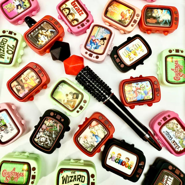 Retro TV Silicone Focal Beads B12(Luminous)