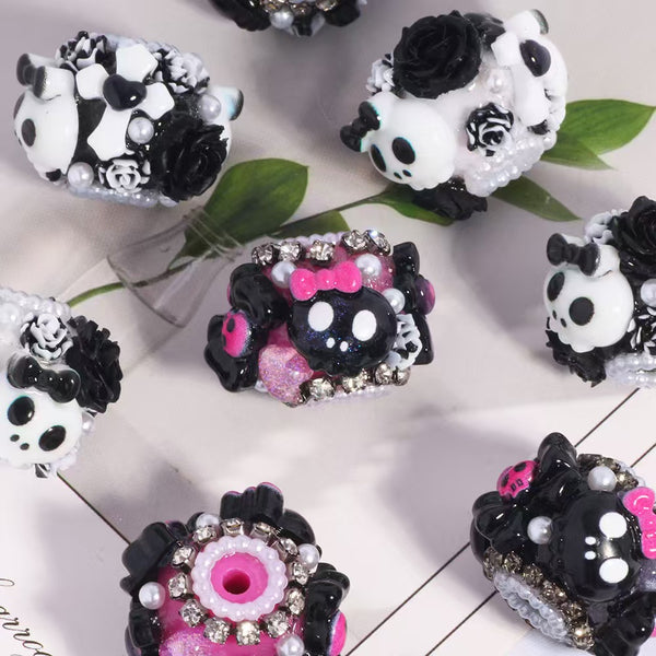Spooky hand-made beads