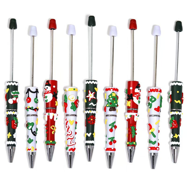 (NEW) DIY Christmas Pens (9pcs)