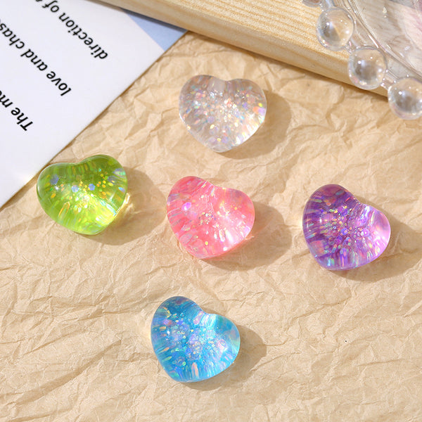 Rainbow Heart D40 (Non-Luminous)