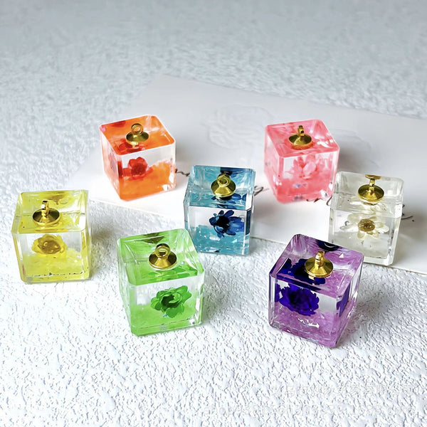 Cube With Flowers D49(Luminous)