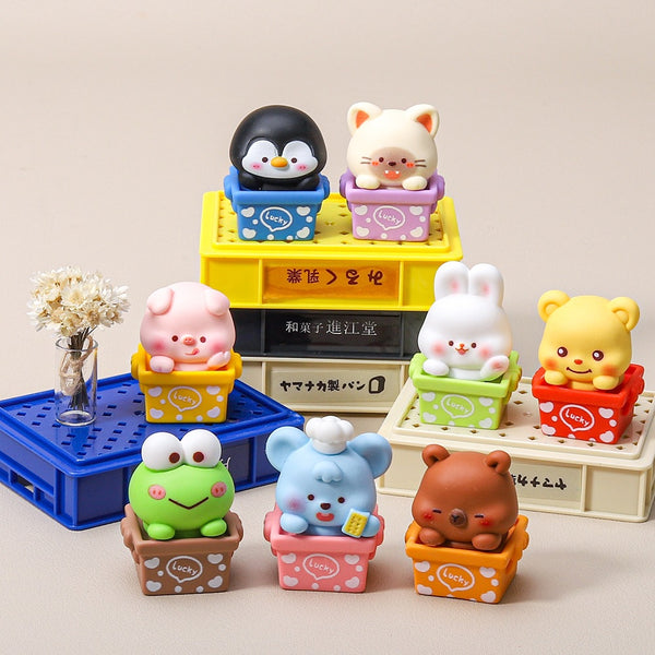 A Basket Of Animal Cuties A18