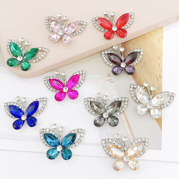 Diamond Butterfly Charms  (Non-Luminous)