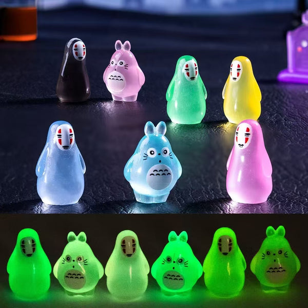 Totoro and No-Face-Man (Luminous)