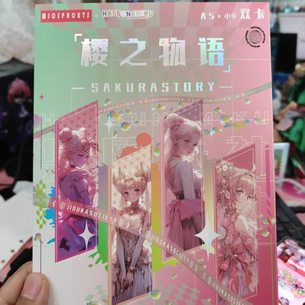 SALE Sakura and Sailor Moon SUPRISE ART A5