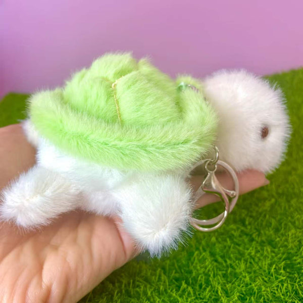 Plush Turtle Keychain